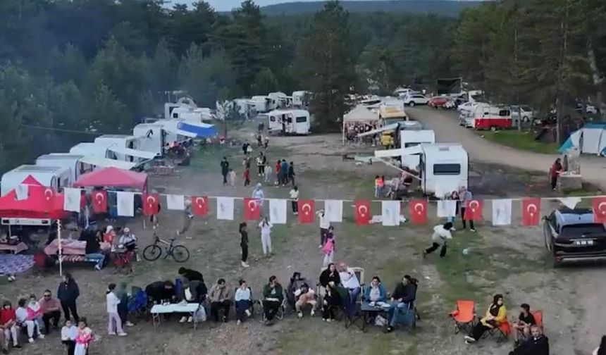 Çamlıdereliler doğayla iç içe üç gün geçirdi