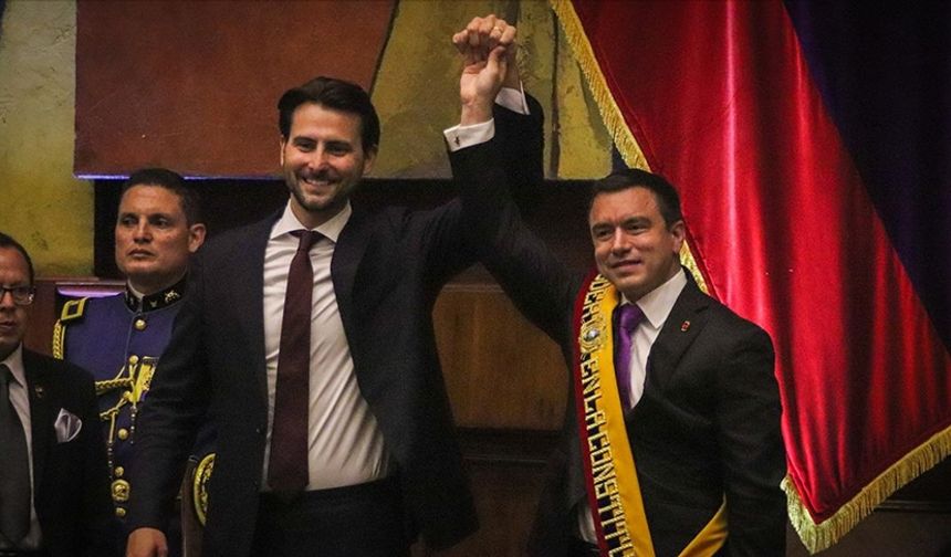 Devlet başkanı Daniel Noboa yemin etti