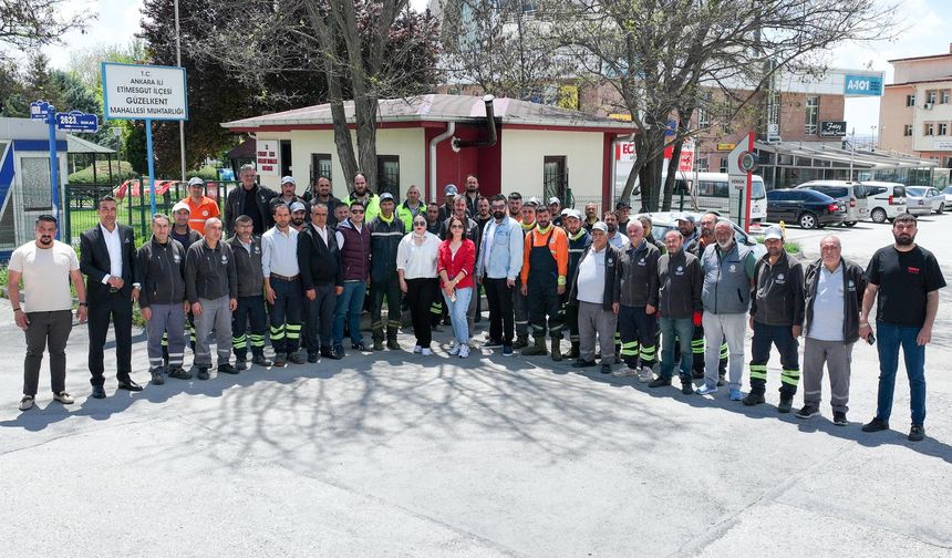 Etimesgut Belediyesi'nden bahar temizliği
