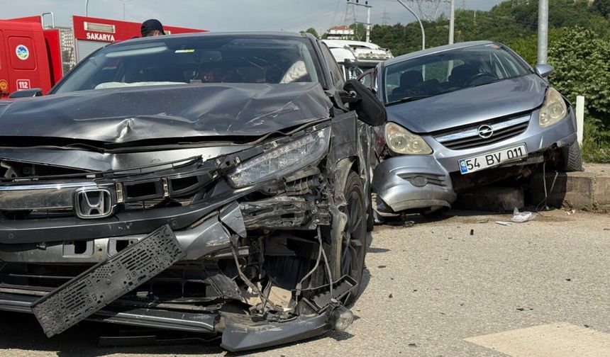 Sakarya'da korkutan kaza