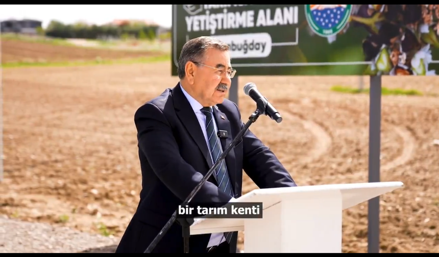 Gölbaşı'nda Karabuğday tohumu atıldı