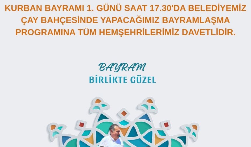 Nallıhan Belediyesi'nden bayramlaşma programı