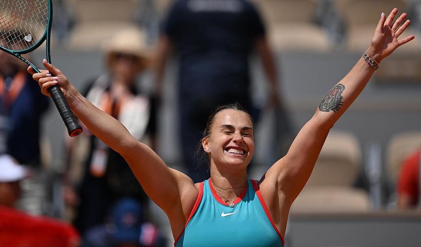 Fransa Açık'ta Aryna Sabalenka yarı finalde!