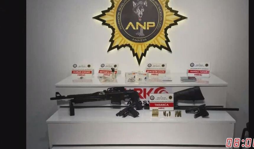 Amasya Merkezli Uyuşturucu Operasyonu: 13 Tutuklama