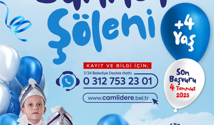 Çamlıdere'de sünnet şöleni