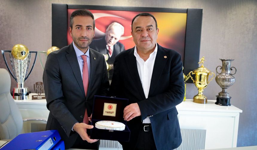 CHP Milletvekili  Beker’den MKE Ankaragücü’ne Ziyaret