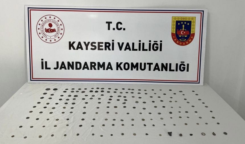 Kayseri'de tarihi eser kaçaklığı operasyonu