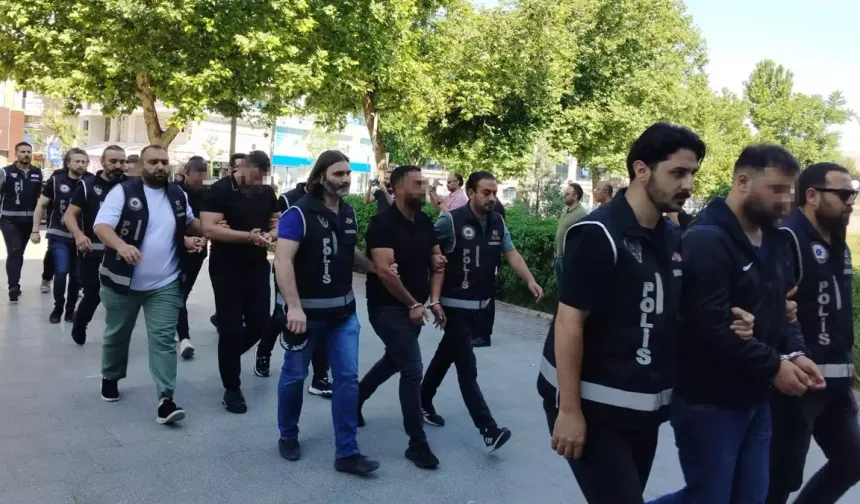 Kırşehir’de 9 gözaltı