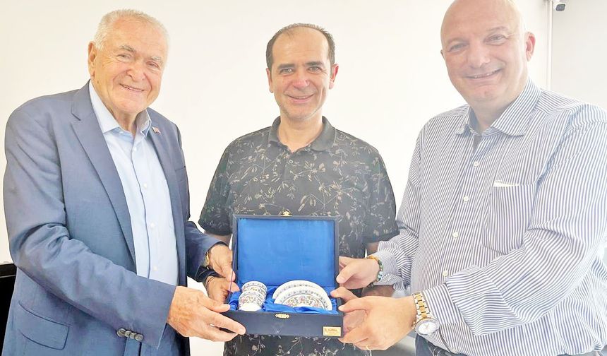 TÜSİAV Başkanı Sarıtoprak’tan Karakülah’a ‘hayırlı olsun’ ziyareti