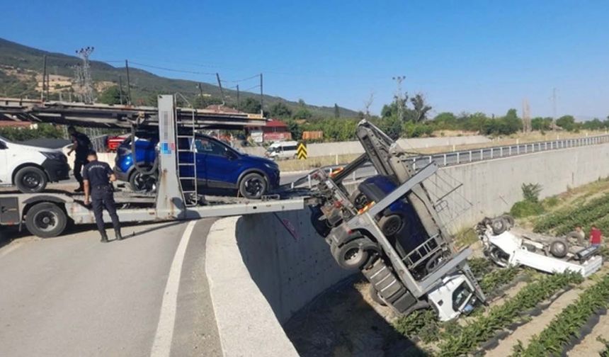 Amasya'da korkutan kaza