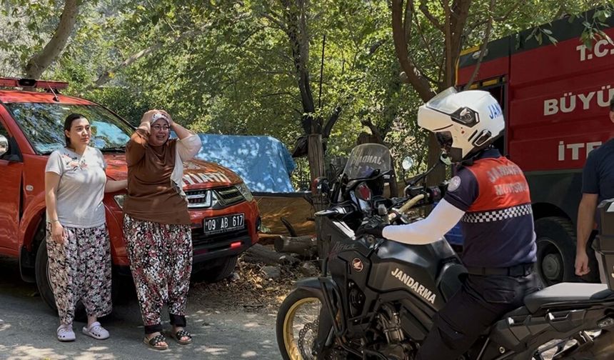Aydın'da tarım arazisinde yangın çıktı!