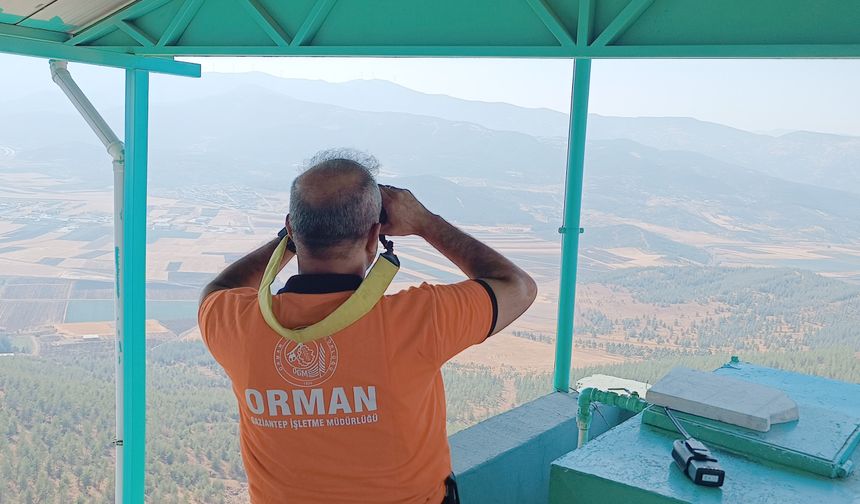 Gaziantep'te Ormanlar Gözetimde!
