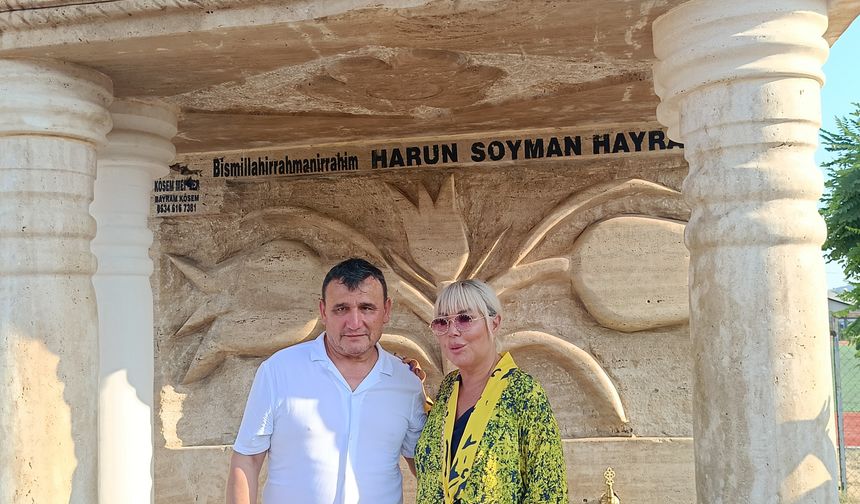 Safiye Soyman, Oğlu Harun Soyman’ın Anısına Burdur’da Çeşme Yaptırdı