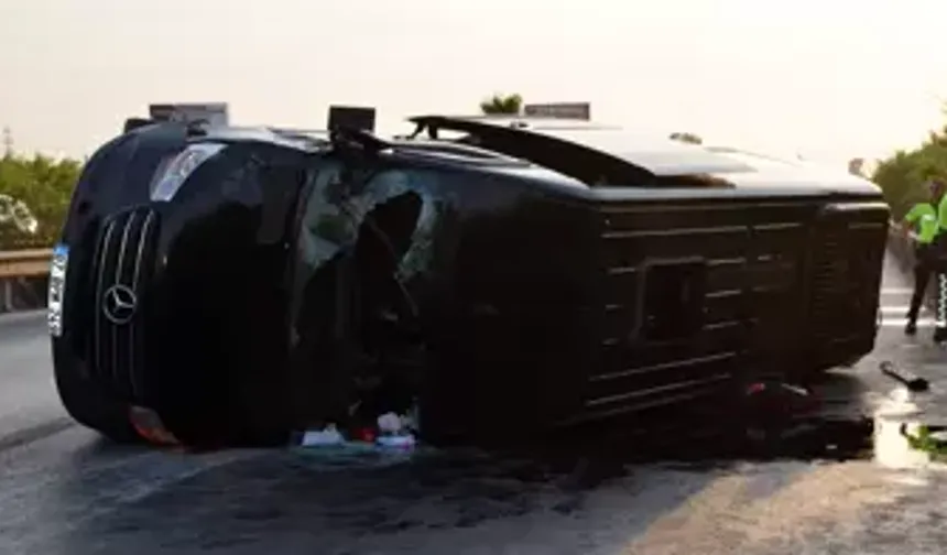 Antalya'da korkutan kaza