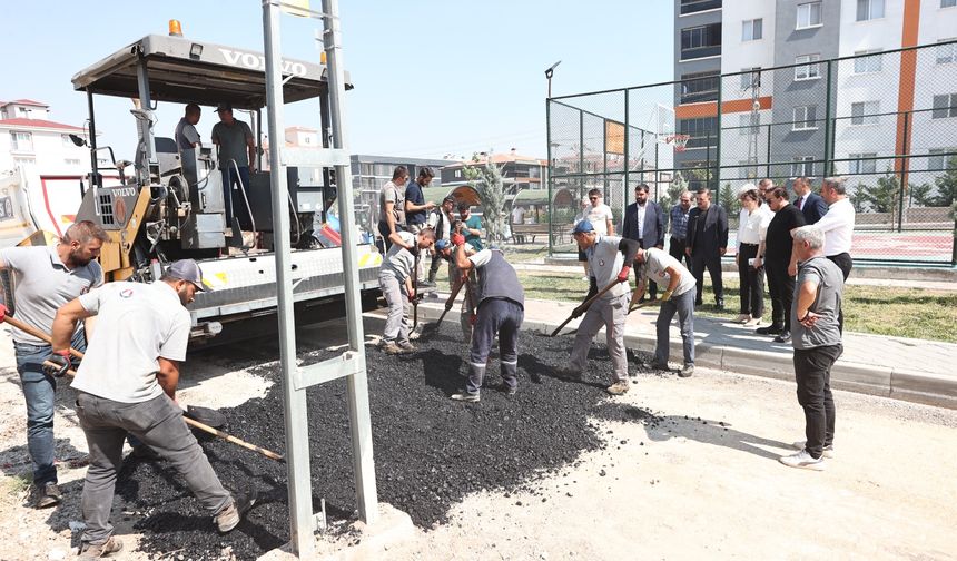 Sincan Belediyesinden asfalt çalışması