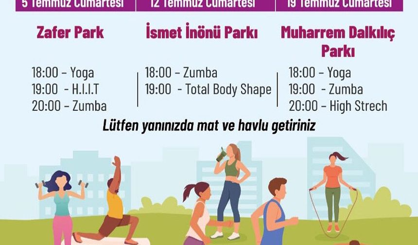Çankaya Belediyesi'nden enerji dolu parklar etkinliği