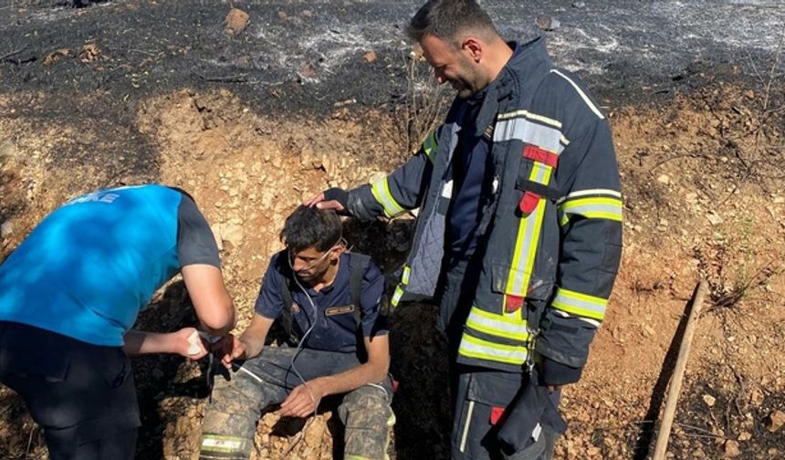 Elazığ'da örtü yangını, söndürüldü