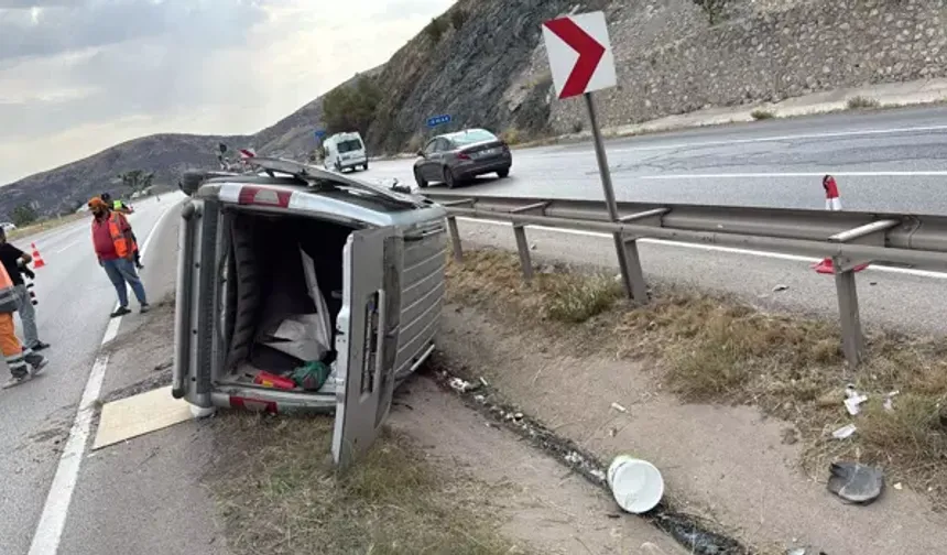 Kırıkkale'de korkutan kaza