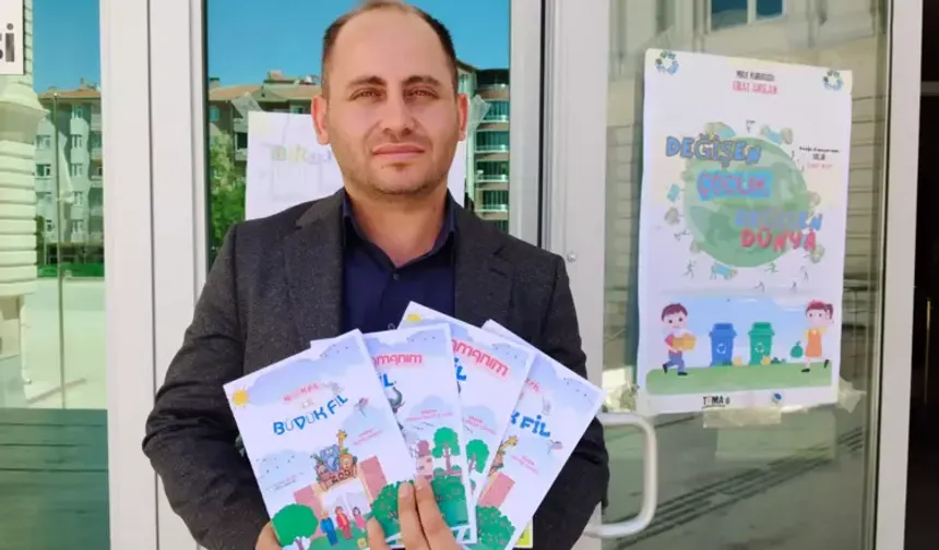 Miniklerin çizimleri kitaba dönüştü