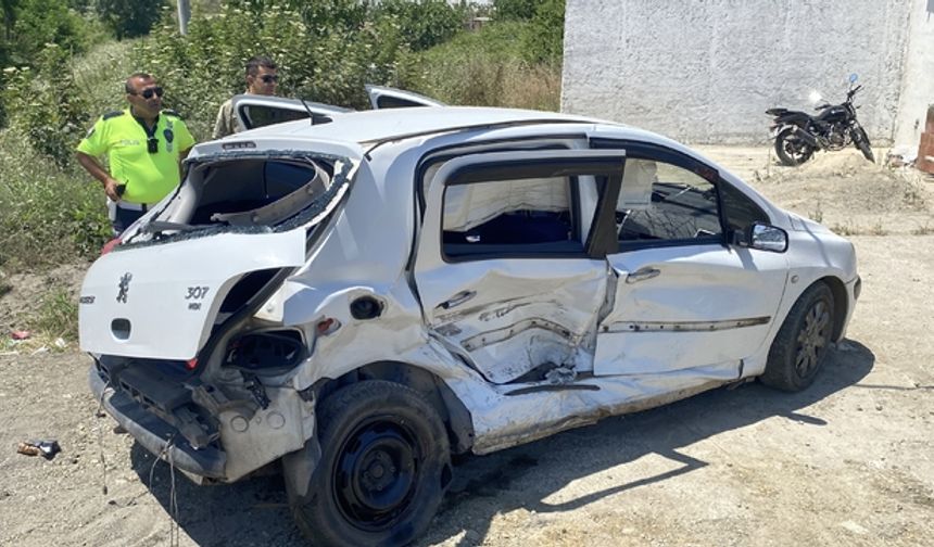Samsun'da korkutan kaza
