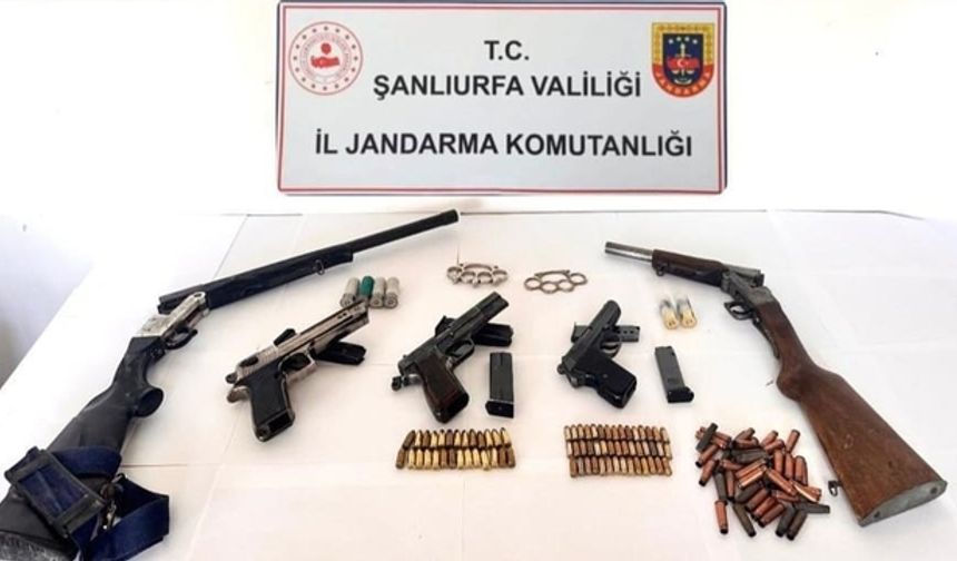 Şanlıurfa'da silah kaçakçılığı operasyonu