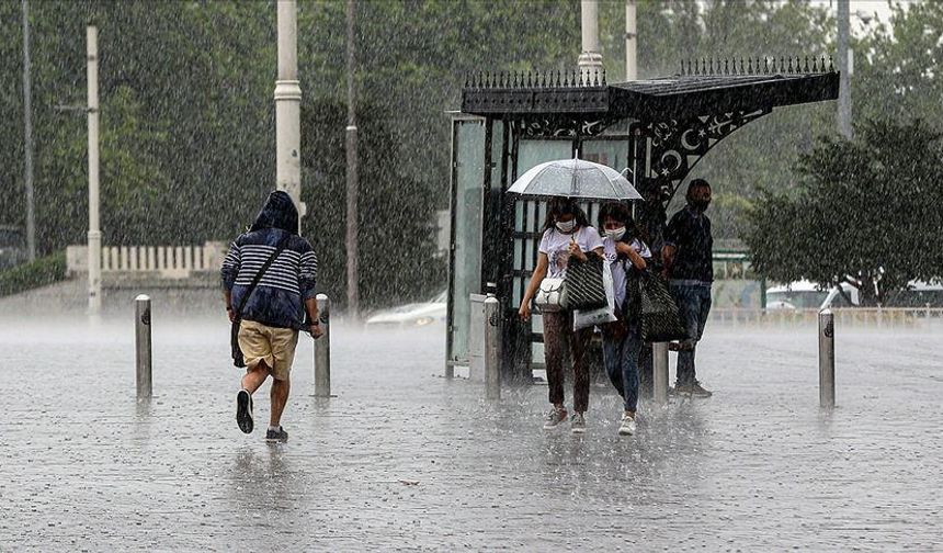 Meteorolojiden Gök Gürültülü Sağanak Yağış Uyarısı!