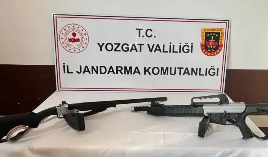 Yozgat'ta ruhsatsız silah operasyonu