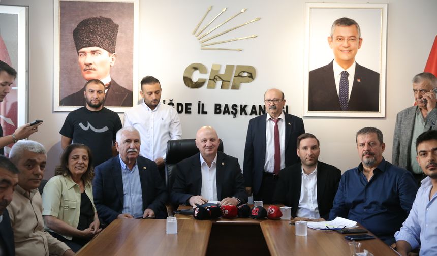 CHP heyeti, saha çalışmalarında!