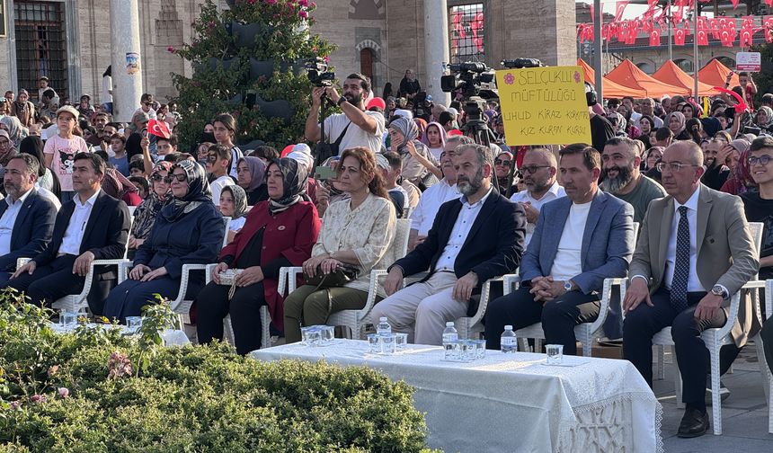 Konya'da yaz Ku'ran kursları kapanış töreni