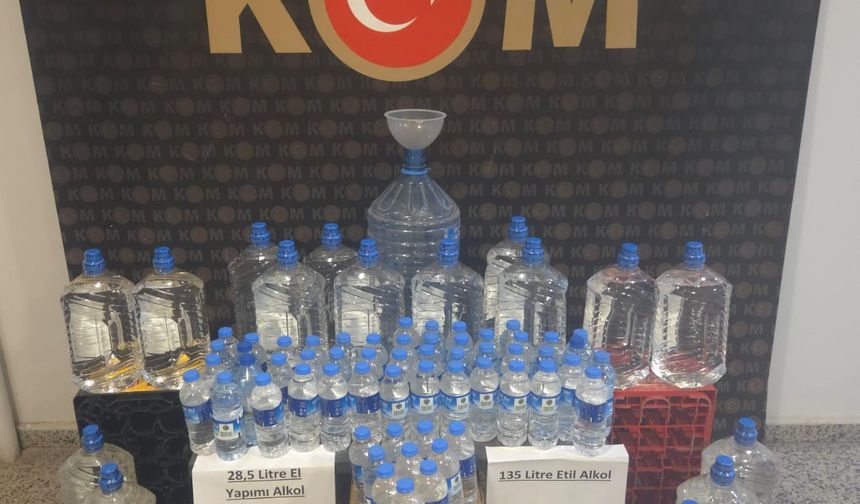 Sivas'ta sahte içki operasyonu
