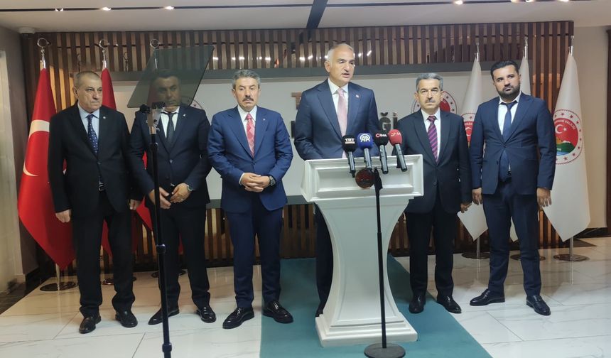 Bakan Ersoy: Turizmde olan hedefimiz 64 milyar doları gerçekleştiriyoruz