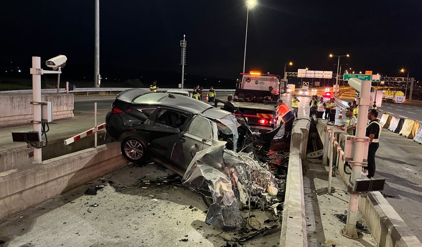 Kuzey Marmara Otoyolu’nda Feci Kaza: 1 ölü
