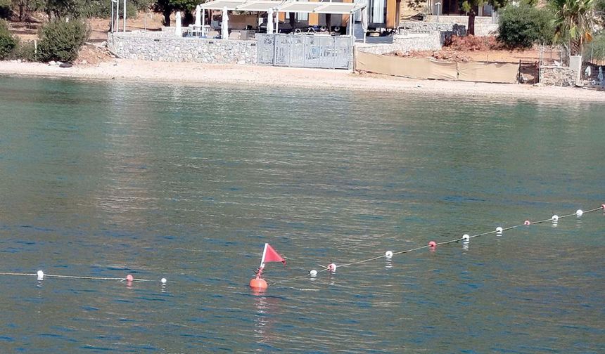 Muğla'da sahile duvar örüldü!
