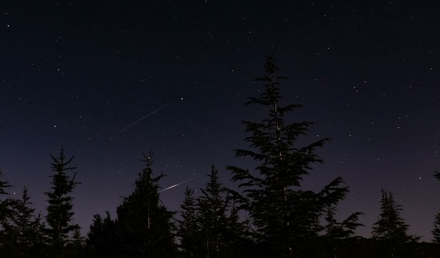 Perseid Meteor Yağmuru, Konya Ovası'nı Güzelleştirdi
