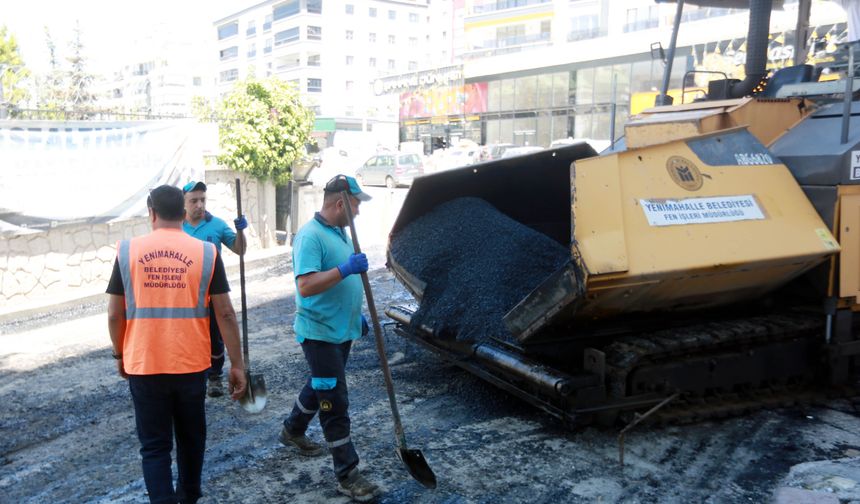 Yenimahalle’de Altyapı ve Asfalt Çalışmaları Hız Kesmiyor
