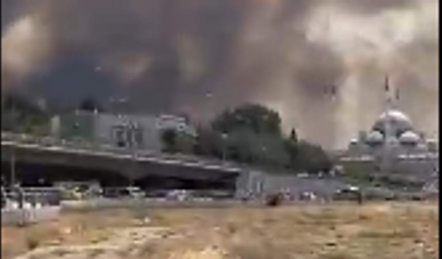 Çanakkale'de yangın büyüyor!
