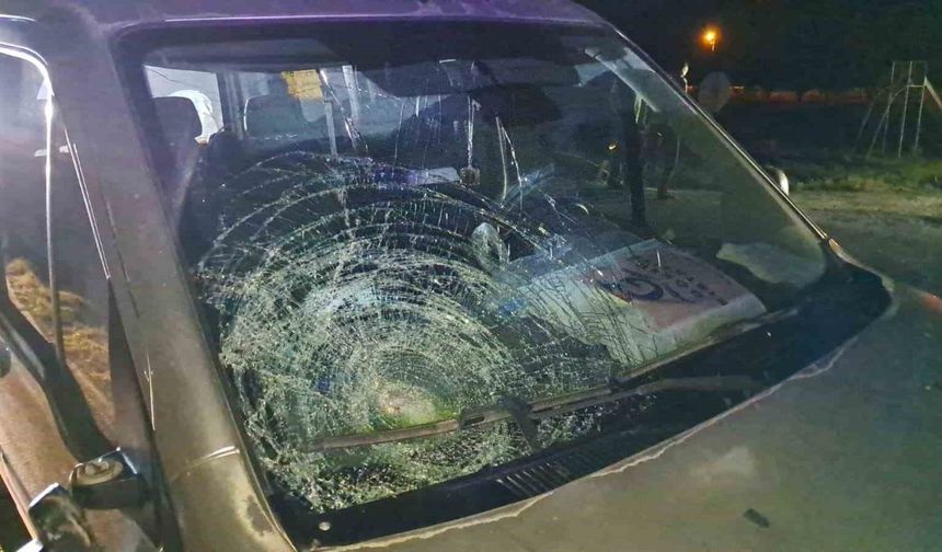 Karaman'da korkutan kaza