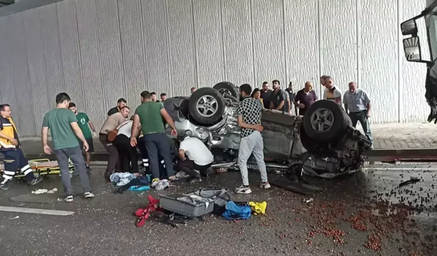Trafik kazasında yaralanan çocuk hastanede