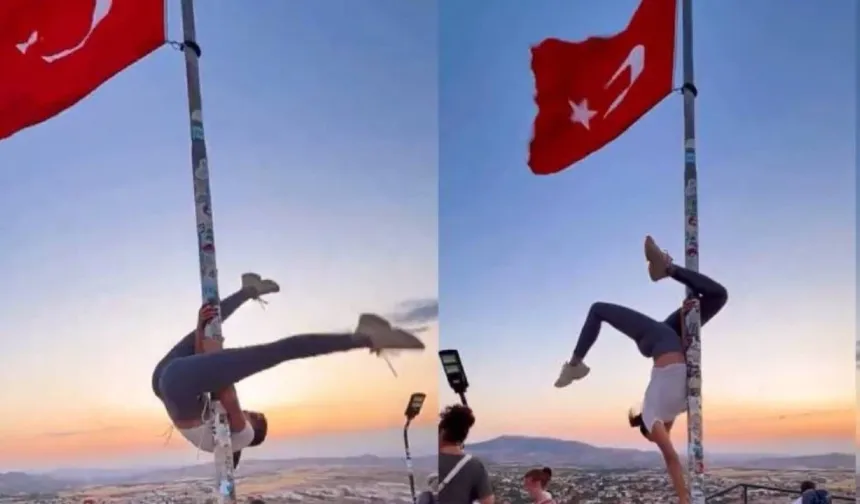 Türk bayrağına yapılan saygısızlığa soruşturma