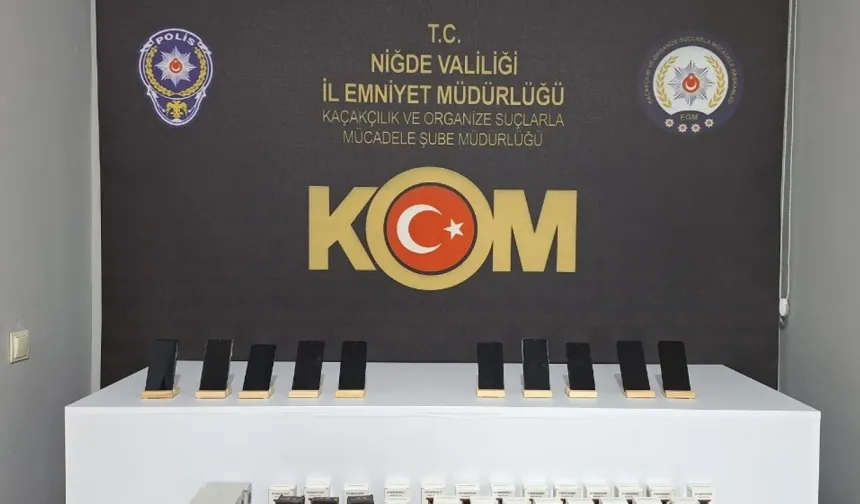 Niğde'de kaçakçılık operasyonu