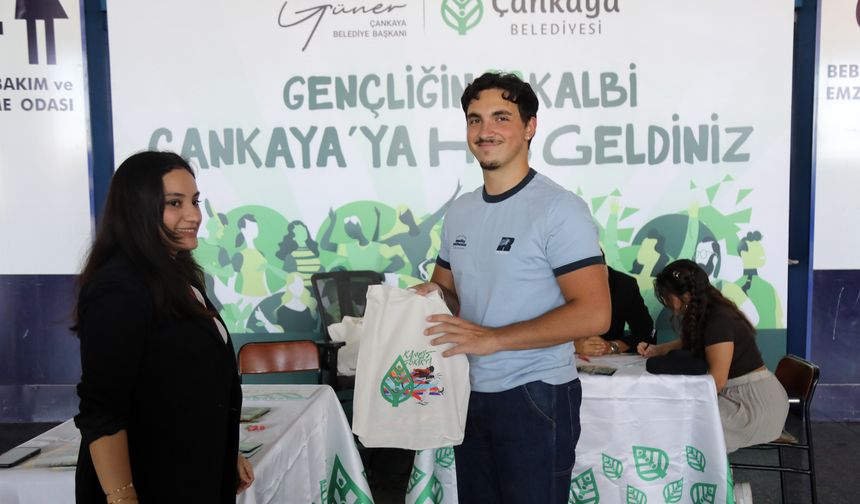 Çankaya Belediyesi'nden üniversite öğrencilerine karşılama