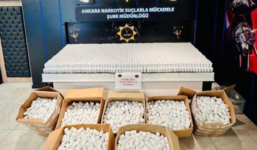 Kahramankazan'da uyuşturucu operasyonu!