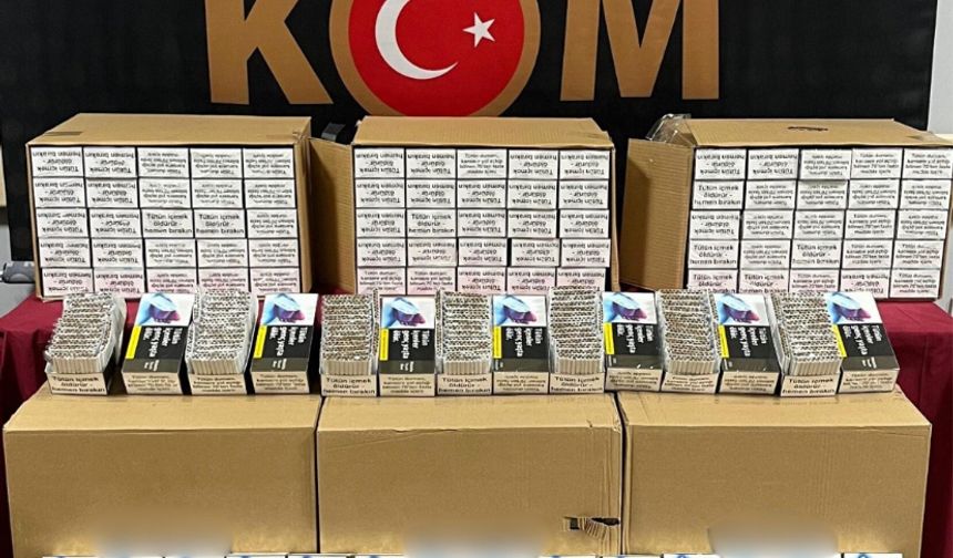 Yozgat'ta kaçak makoron operasyonu