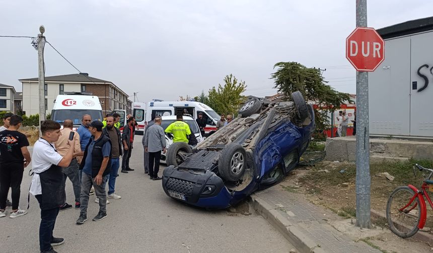 Bursa'da korkutan kaza