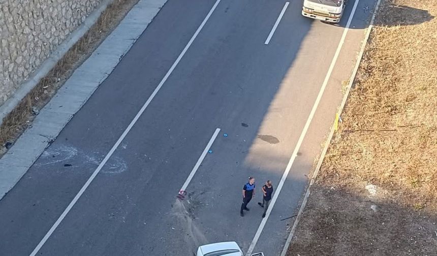 Sakarya'da Ters yöne giren otomobille hafif ticari araç çarpıştı
