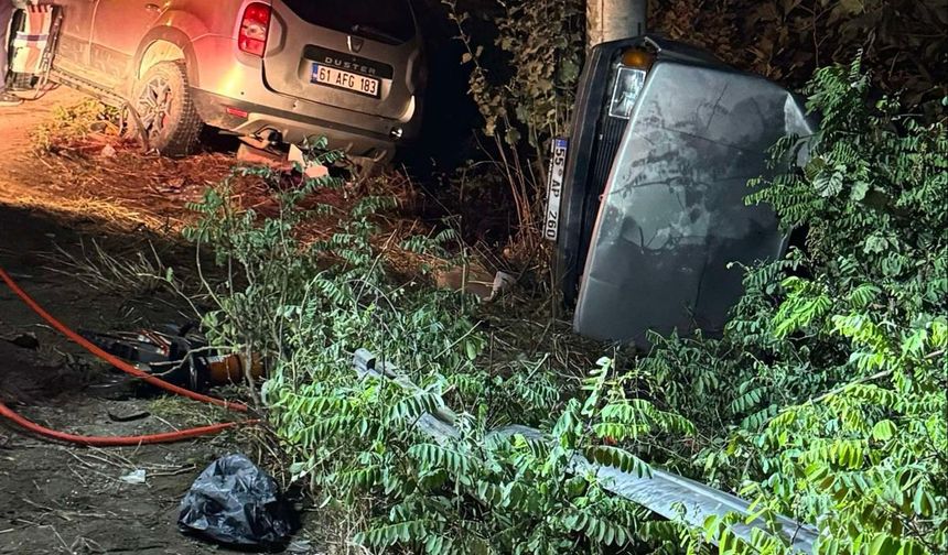 Samsun'da korkutan kaza