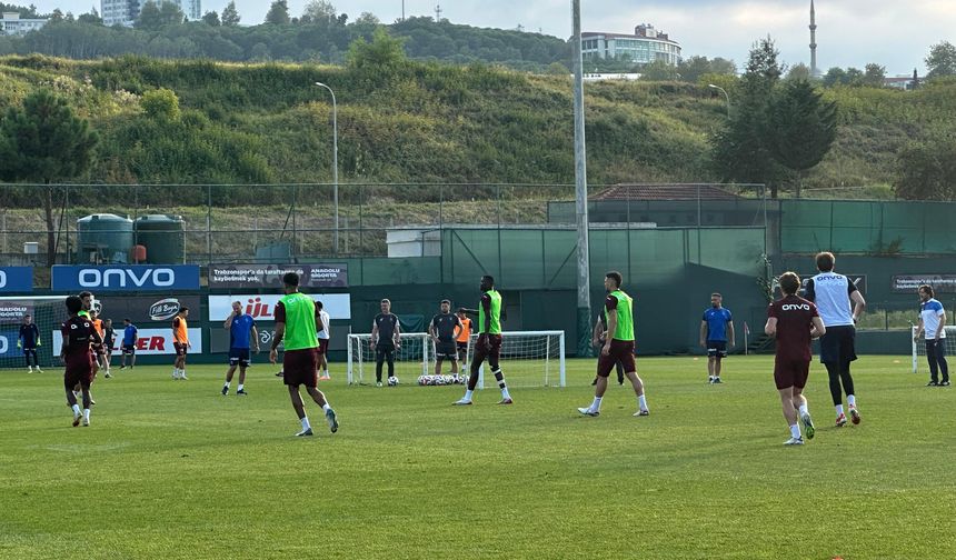 Trabzonspor Fenerbahçe maçı hazırlıklarını sürdürdü