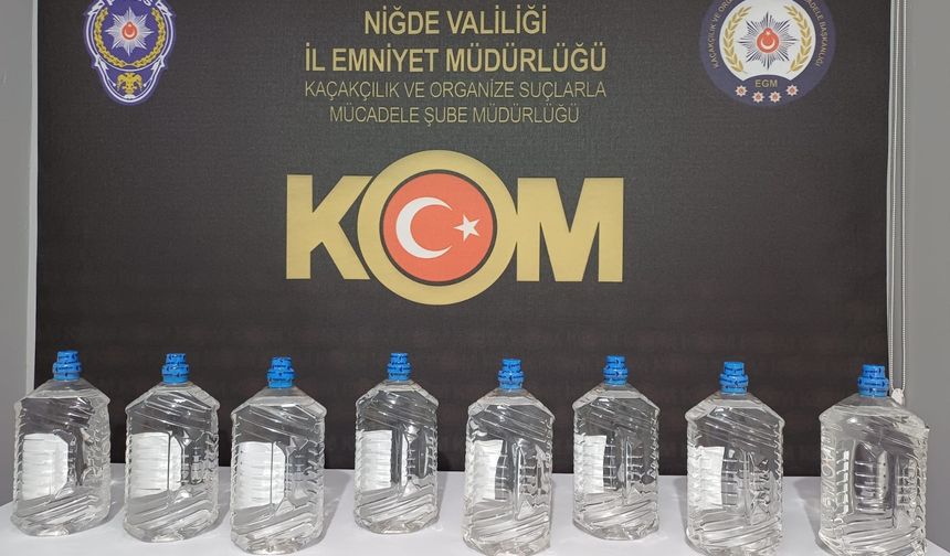 Niğde'de kaçakçılık operasyonu