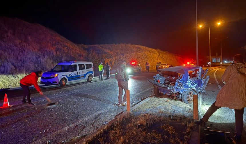 Yozgat'ta kaza: Sürücü hayatını kaybetti
