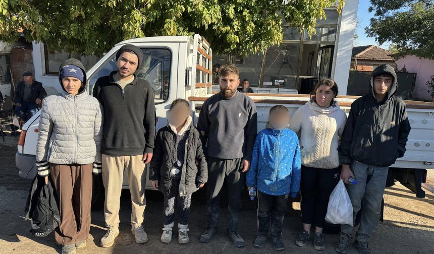 17 kaçak göçmen yakalandı